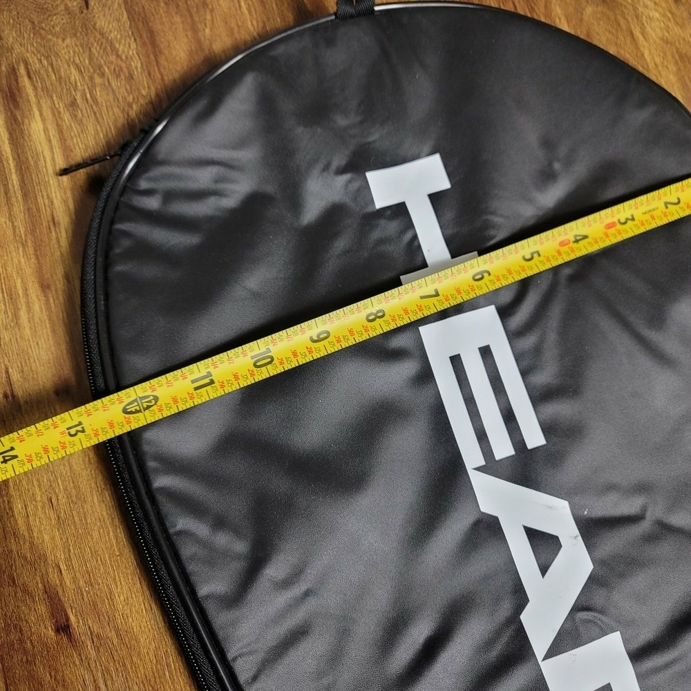 HEAD Badminton Racquet Case Racket Protection Cover Black bag - Picture 3 of 11